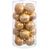 Image de Set de 20 boules de noël doré - 6cm