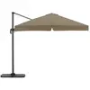 Image de Tissu de remplacement pour parasol 300x300cm carré taupe