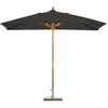 Image de Parasol en bois carré 3x3 noir