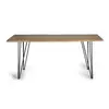 Image de Table à manger en bois d'acacia nature 6 places