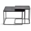 Image de Table basse plateau bronze et pieds métal