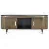 Image de Meuble TV en manguier et bronze 150cm