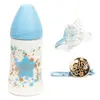 Image de Suavinex Pack Couture Biberon 270ml + Sucette 0-4m + Attache Sucette Bleu