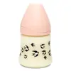 Image de Suavinex Biberon Hirondelles Rose Tétine Silicone 3 Vitesses 150ml