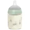 Image de Suavinex Biberon Verre 120ML Tétine SXPro S Wonderland Lapin Vert