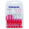 Image de Interprox Brossettes Mini Conical Rouge 6 unités
