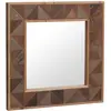 Image de Miroir carré en bois recyclé