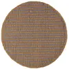 Image de Tapis en fibre de coco de 120 cm de diamètre