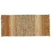 Image de Tapis en jute et laine 60x120 cm