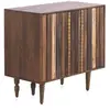 Image de Petit buffet 2 portes multicolores en acacia massif