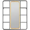 Image de Miroir en fer gris 63x12x75 cm