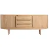Image de Buffet en bois de mindi marron 180x42x78 cm