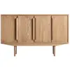 Image de Buffet en bois de mindi marron 130x40x81 cm