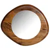 Image de Miroir en bois de mangue marron 50x2x44 cm