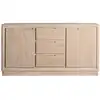 Image de Buffet en bois mdf brun clair en 150x38x80 cm