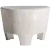 Image de Table basse en bois mdf blanc cassé en 60x60x40 cm