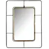 Image de Miroir en fer doré 57x10x77 cm