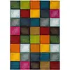Image de Tapis à carreaux multicolore 120x170 cm