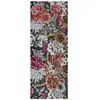 Image de Tapis de cuisine lavable fleurs multicolore 52x100 cm