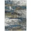 Image de Tapis abstrait bleu/gris 160x230 cm