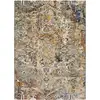Image de Tapis abstrait rouille/beige/gris 80x150 cm
