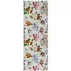 Image de Tapis de cuisine lavable fleurs blanc/multicolore 48x200 cm