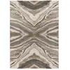 Image de Tapis abstrait beige 80x150 cm