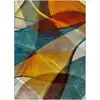 Image de Tapis géométrique multicolore 80x150 cm