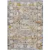 Image de Tapis vintage oriental beige/rouille/bleu 77x150 cm