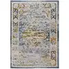 Image de Tapis vintage oriental bleu/rouille/beige 77x150 cm