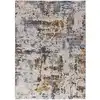 Image de Tapis abstrait beige/rouille/bleu 134x200 cm