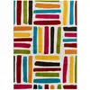 Image de Tapis géométrique multicolore 80x150 cm