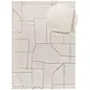 Image de Tapis à relief scandinave crème 120x170 cm