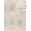 Image de Tapis à relief scandinave crème 120x170 cm