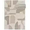 Image de Tapis à relief moderne crème/gris 120x170 cm
