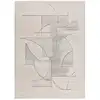 Image de Tapis géométrique crème 120x170 cm