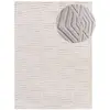 Image de Tapis lavable à relief blanc 80x150 cm