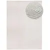 Image de Tapis lavable à relief blanc 160x230 cm