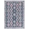 Image de Tapis ethnique bleu/rose/gris 200x290 cm
