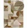 Image de Tapis à relief moderne beige/cuivre 140x200 cm