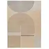 Image de Tapis géométrique beige/gris 140x200 cm