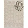 Image de Tapis coton à relief crème 160x230 cm