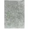 Image de Tapis descente de lit shaggy argent antidérapant 60x110 cm