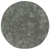 Image de Tapis rond shaggy anthracite 120x120 cm