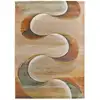 Image de Tapis abstrait beige/terracotta/vert 120x170 cm