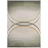 Image de Tapis moderne crème/vert/gris 120x170 cm