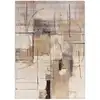 Image de Tapis abstrait beige 160x230 cm