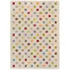 Image de Tapis shaggy géométrique crème/multicolore 133x190 cm
