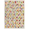 Image de Tapis shaggy géométrique crème/multicolore 160x230 cm