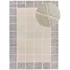 Image de Tapis à relief beige/gris 133x190 cm